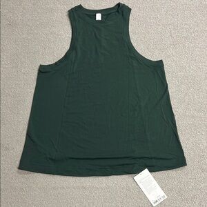 Lululemon Long Cotton Crewneck Tank Size Medium
